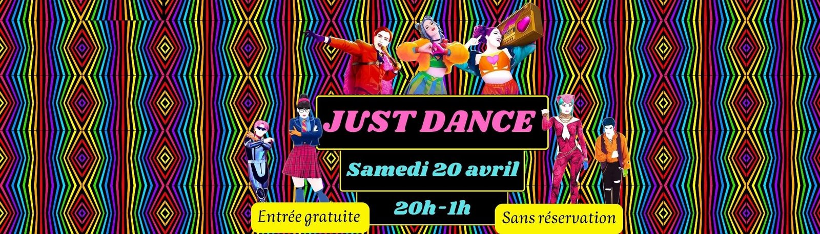 just dance-soirée just dance-soirée dansante-danser-danse-chorégraphies-entrée gratuite-jeu vidéo-soirée montpellier-